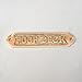 Brass Poop Deck Plaque Deck Sign Captain Ship Model Nautical Decor Wall Sign Paperweight