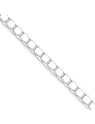 Sterling Silver 3.25mm Box Chain 18 Inches