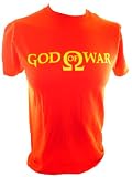 God of War Mens T-Shirt - Chronos GoW Symbol on Red (Kratos, II, III, ghosts of sparta)