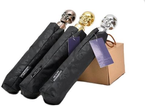 BATTOP Skull Design Automatic Folding Umbrella with UV Protection Creative Gift