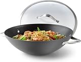Calphalon Contemporary Nonstick 12-Inch Asian Wok with Glass Lid