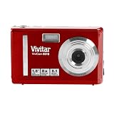 Vivitar ViviCam 8.1MP Digital Camera - Red
