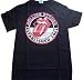 ROLLING STONES - Circle Tongue - Black T-shirt