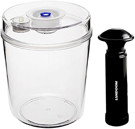 Landoom Seal Container, Vacuum Food Canister, Coffee Saver for Formula, Beans, Cookies, Tea, Nuts