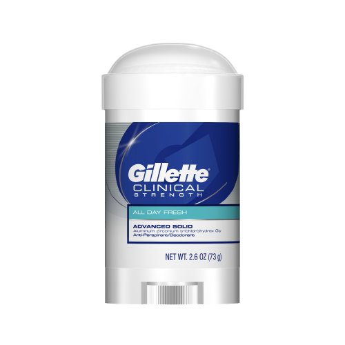 Gillette Clinical Strength Advanced Solid, All Day Fresh, 2.6-Ounce Canister