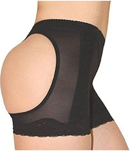 Women's Mesh Butt Lifter Enhancer Boy Short Panty Tummy Control Panties (XXL)