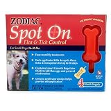 Zodiac Spot On Flea & Tick Control for Small Dogs 16-30 lbs., 4 Count