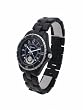 Geneva Platinum Rotating Bezel Men's Sports Watch, Black