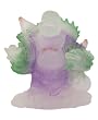 Frosted Standing Happy Buddha Statue with Dragon
