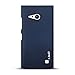 Nokia Lumia 730/735 Case, J&D [Ultra Slim] Lumia 730 735 Case [Slim Fit] [Matte] Premium Protective Case for Nokia Lumia 730 735 (Blue)