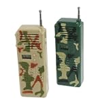Gino Children Telescopic Antenna Camouflage Walkie-talkie Interphone Toy Pair