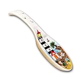 Light House Ceramic Large 3-d Spoon Rest