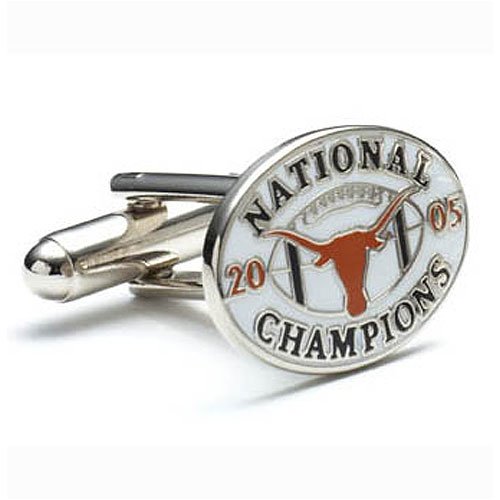 Buy Texas Longhorns 2005 National Champions NCAA Logo'd Executive Cufflinks w Jewelry Box by Cufflinks