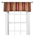 Home Chenille Window Valance - Red/Gold (54x15")