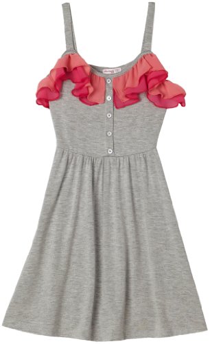 Ella Moss Girls 2-6x Prima Donna Dress,Punch,4/5