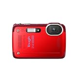 Olympus Stylus TG-630 iHS Digital Camera with 5x Optical Zoom and 3-Inch LCD (Red)