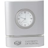 Florida Gators Silver Tone Desk Clock