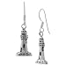 Sterling Silver Lighthouse Earrings