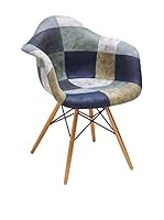 LO+DEMODA Set Silla 2 Uds. Wooden Arms