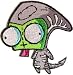 Invader Zim Cartoon Patch - 3 Gir Robot Mongoose Suit