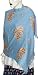 Stoles Wool with Flower Embroidery 80 x 27 inches (esrf036)