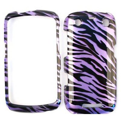 Blackberry Curve 9350 / 9360 / 9370 Transparent Design, Purple Zebra Hard Case/Cover/Faceplate/Snap On/Housing/Protector