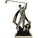 Men Golfer Statue Award or Small Trophy with Seperate Name Plate to Write On, 6-Inch, Gray