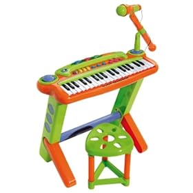 Logitoys - Instruments de musique - Orgue 37 touches Tabouret