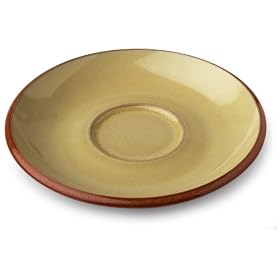 Denby Fire Yellow Saucer 16 cm