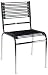 Euro Style Bungie-S Chair, Black, Set of 4