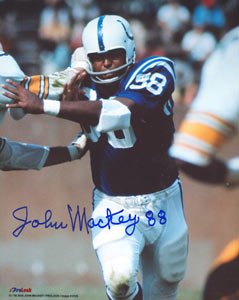 John Mackey Signed Baltimore Colts 8x10 Photo