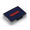 Trodat 6-50/2DB Ersatzkissen Swop Pad f�r 5430 und 5435 Inh.2, blau/rot
