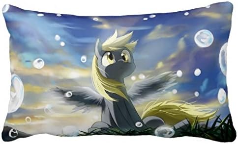 Reasonwe Custom My Little Pony (56) Throw Square Pillow Case 20x30 Inches for put in Car Seat, Patio, Bedroom, Couch, Sofa