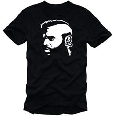 MR. T t-shirt A-TEAM ACTION TEAM S M L XL XXL XXXL schwarz / weiss