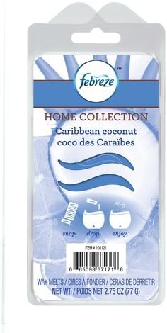 Febreze, Home Collection, Caribbean Coconut Wax Melts