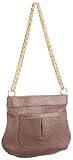 Lauren Merkin Tess Perforated Lamb Chain Handle Evening Bag