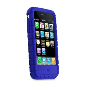 Speck Products Pixel Skin iPhone 3G Case (Blueberry Blue)