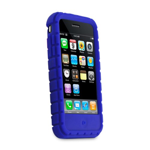 Speck Products Pixel Skin iPhone 3G Case (Blueberry Blue)