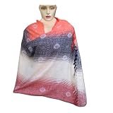 Royal Kraft提供 Apparel & Shoes Online Shop Ranking 11. Handmade Self Design Colorful Viscose Stole Women Outerwear Dress (Free Shipping) Stle0051r