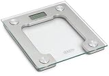 Jerdon First Class JS100 Bathroom Scale with LCD Display, Glass and Stainless Steel Finish