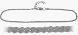 Genuine Sterling Silver Curb Style Anklet