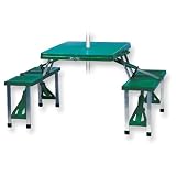 Outdoor Living : Aluminum Alloy Frame Green Picnic Table