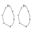 Silver Anklet Pair Foot Jewelry 10.5 inches