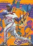 Lenny Webster, Montreal Expos, 1995 Fleer Autographed Card