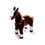 Ponycycle - cheval � roulettes chocolat