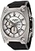 Wyler Watches - Men's Code R Automatic Chronograph White Dial Black Rubber