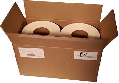 3.5X3.5 Direct Thermal Labels 8" O.D. Topcoated Direct Thermal (Light Visible), Perforated Between Each Label, Wound Out, 3" Core, Total Labels Per Case = 6400 , with 1600 Labels/Roll, 4 Rolls/Case, Sold here as a full case.