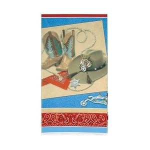 Click to buy Western 54in x 102in Plastic Tablecoverfrom Amazon! Click to buy Western 54in x 102in Plastic Tablecoverfrom Amazon!
