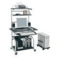 SixBros. Bureau Informatique Roulant- gris-noir - CT-7800AF/51