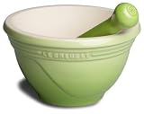 Le Creuset Stoneware 20-Ounce Mortar and Pestle, Kiwi